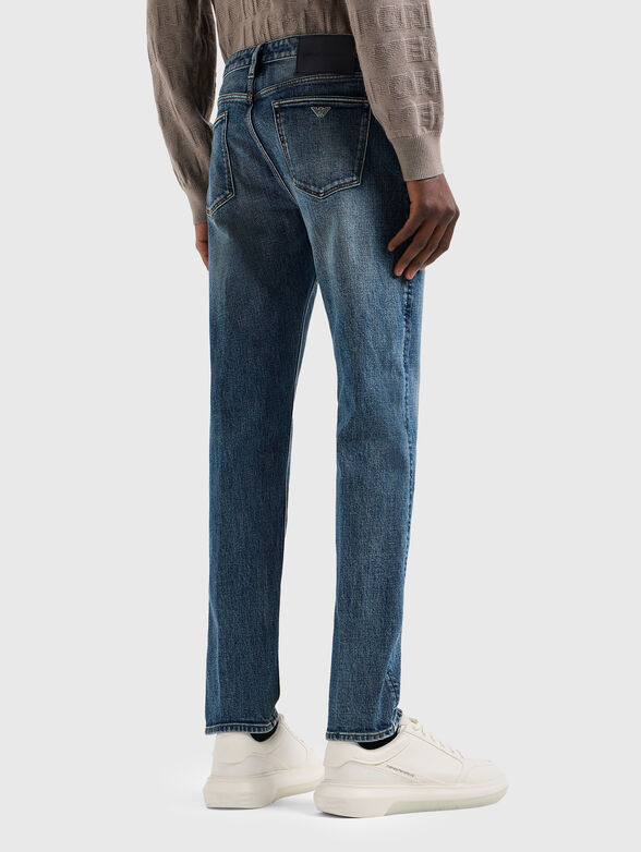 Blue jeans with crease  - 2