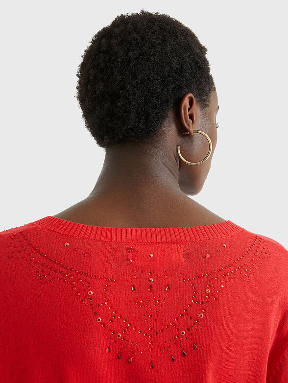 GANTE Sweater in red color - 4