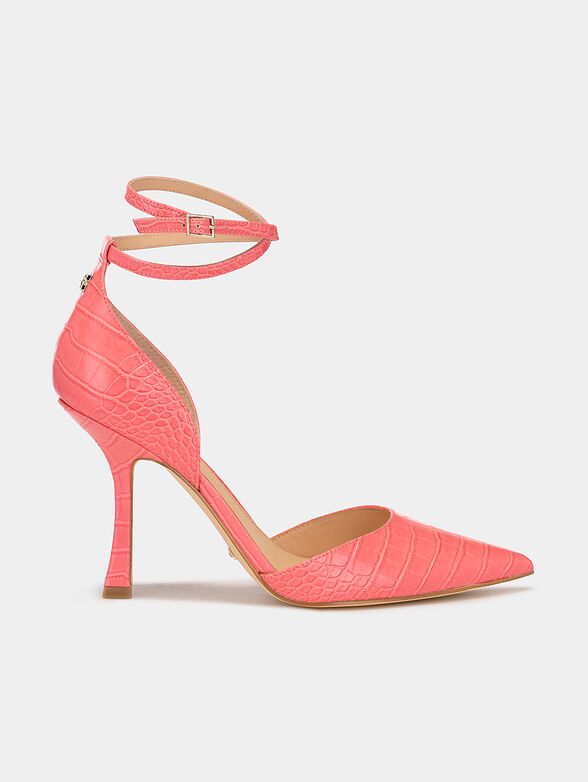 SYDNIE2 heeled sandals with metal logo detail - 1