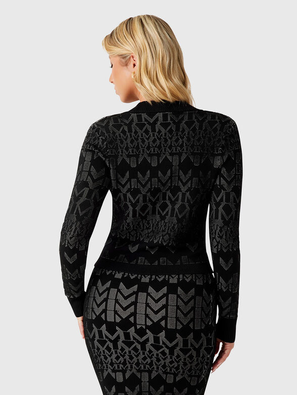 BILLIE cardigan in black - 3