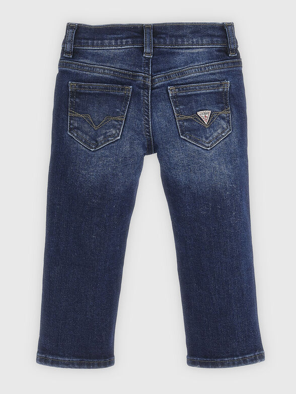 Embroidery slim fit jeans - 2