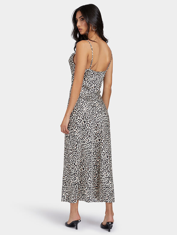 AKILINA Dress with animal print - 2