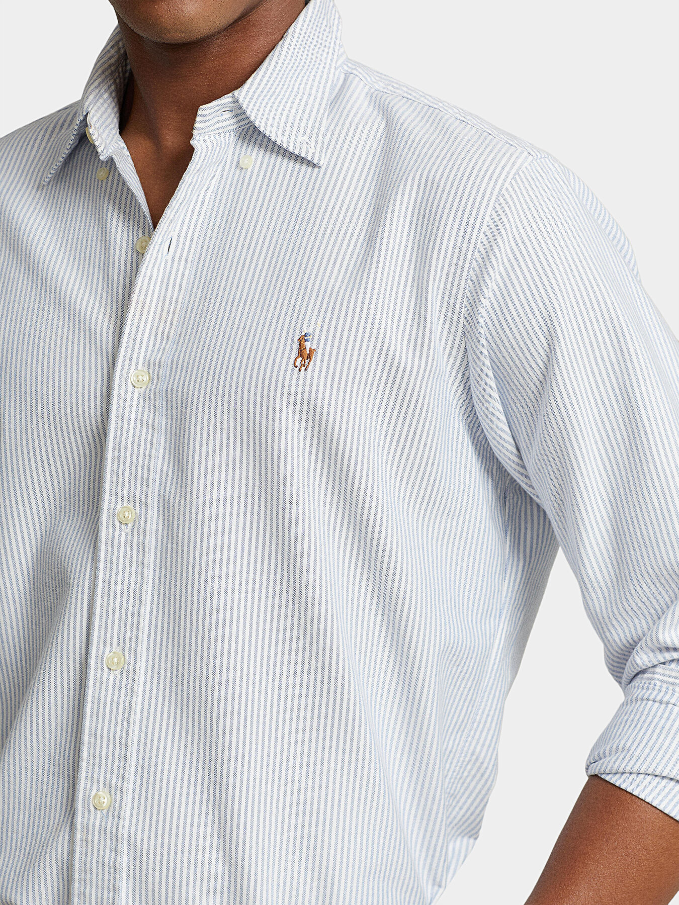 Shirt with striped print brand POLO RALPH LAUREN — Globalbrandsstore.com/en
