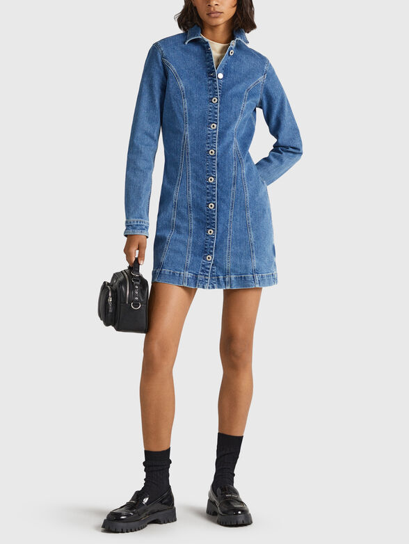 YONI denim dress - 4