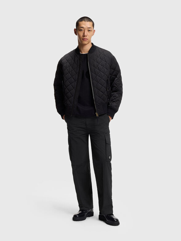 Cargo trousers with mini logo - 4