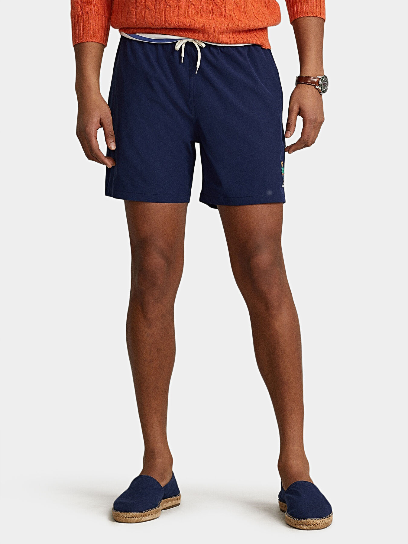 polo bear sweat shorts