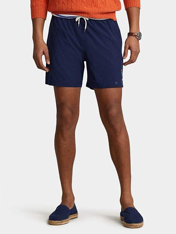 Beach shorts with Polo Bear logo print - 1