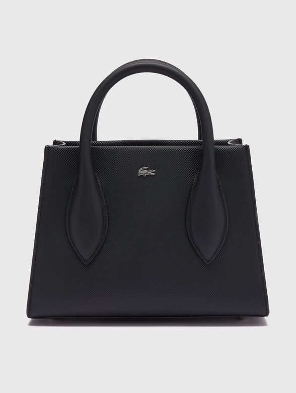 Beige bag with saffiano effect - 1