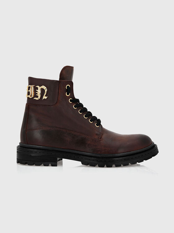 GOTHIC PLEIN leather boots - 1