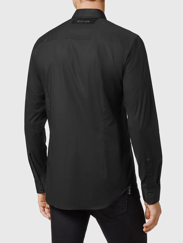Black shirt SUGAR DADDY with embroidered detail - 3