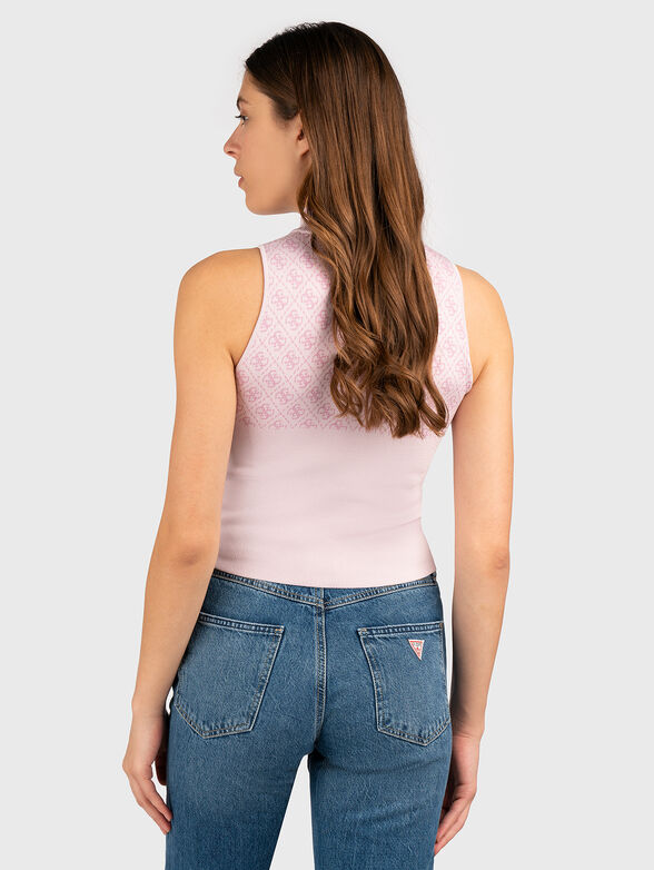 LISE top with monogram logo - 2