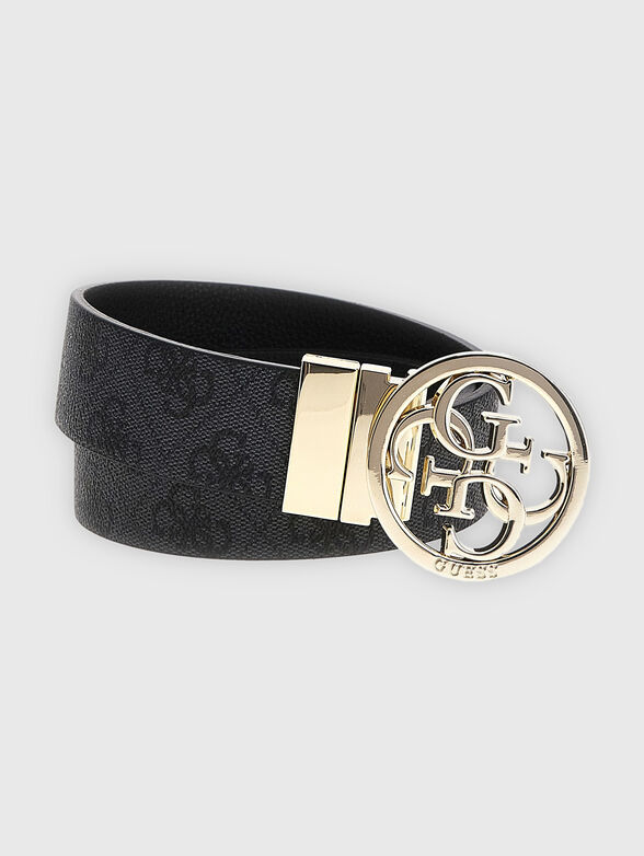 NOELLE double-face belt with logo buckle - 1