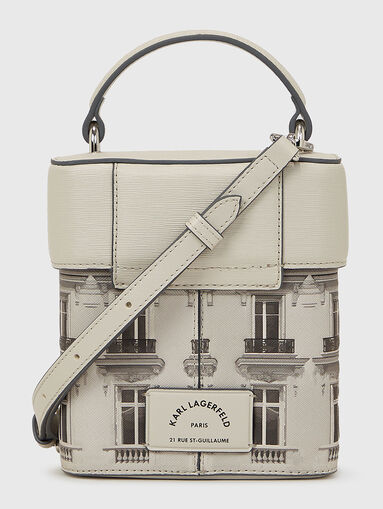 MAISON crossbody bag with accent print - 3