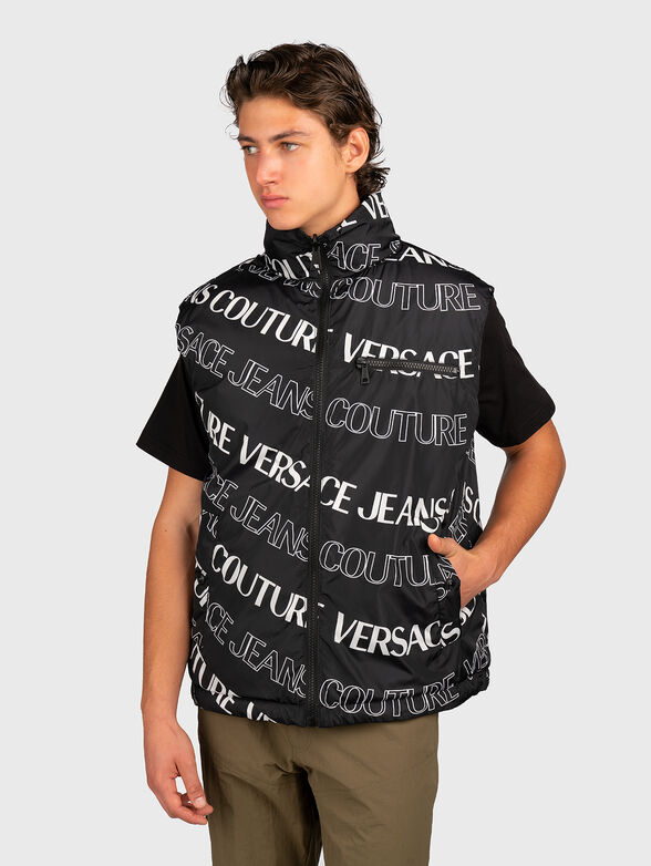 Double-faced vest with monogram logo - 2