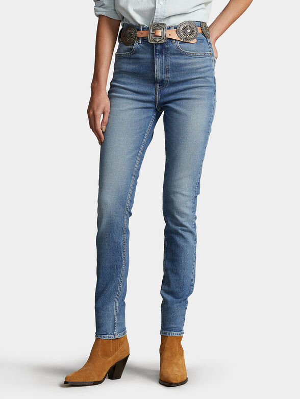 High-waisted skinny jeans - 1