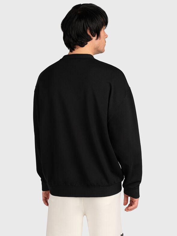 COSENZA black sweatshirt with accent element - 3