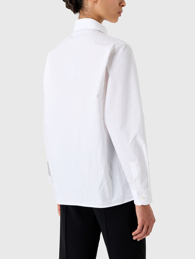 Shirt with accent collar - 3