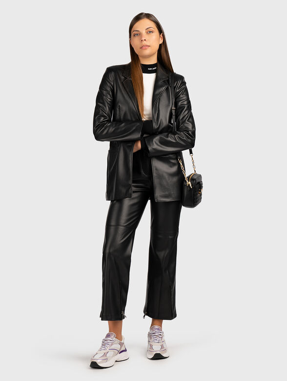 Viscose blend sweater with logo embroidery - 2