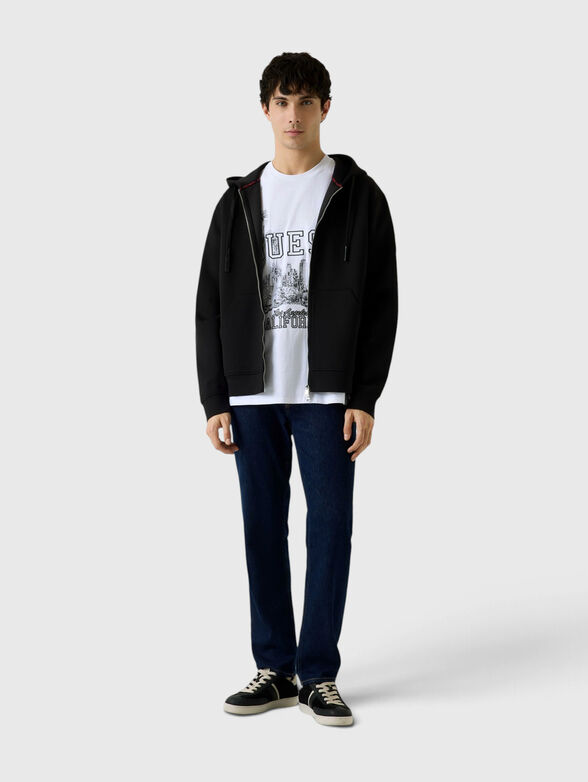 Cotton black sweatshirt - 2