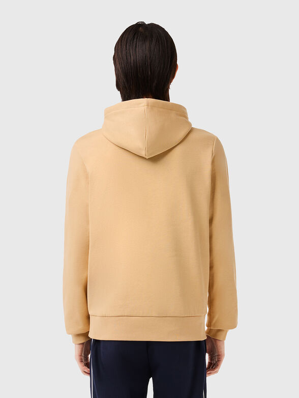 Hooded sweatshirt with logo accent - 3
