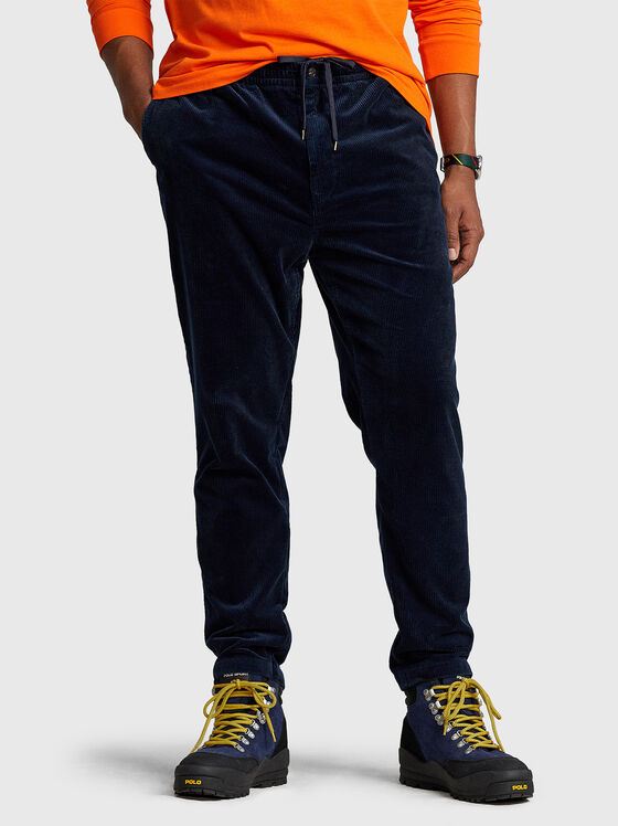 Blue velvet jeans - 1