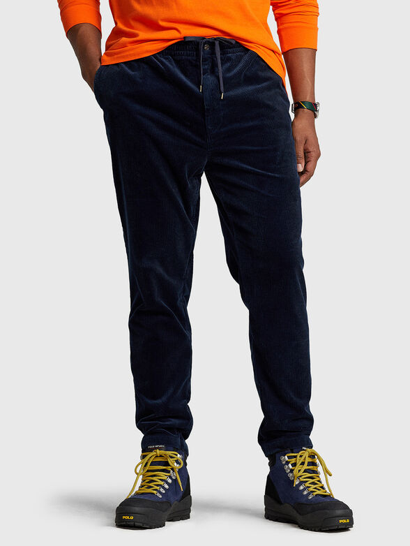 Blue velvet jeans - 1