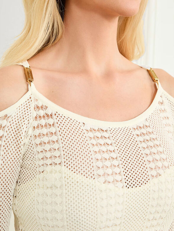 EMMA knitted blouse with cut-out details - 4