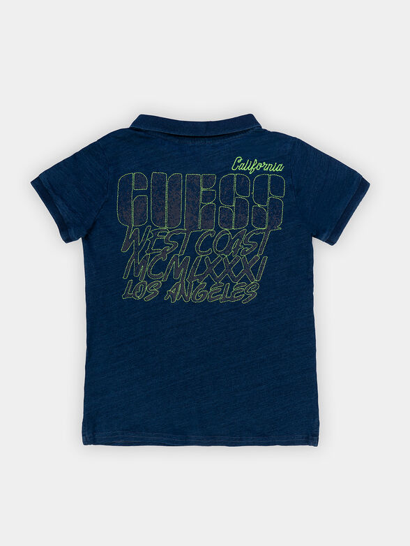 Polo-shirt with accent embroidery - 2