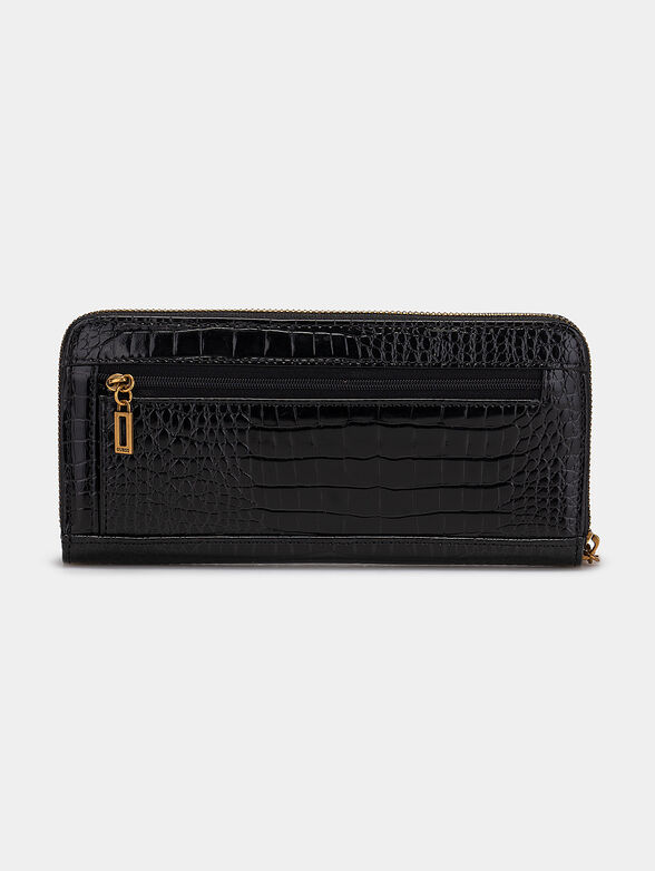 RAFFIE purse with crocodile texture - 2