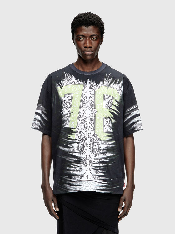 T-BOXT-78-R1 cotton T-shirt with oval neckline - 1
