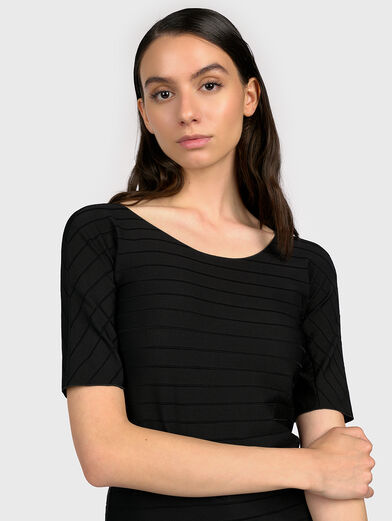 Viscose blouse with short sleeves  - 2