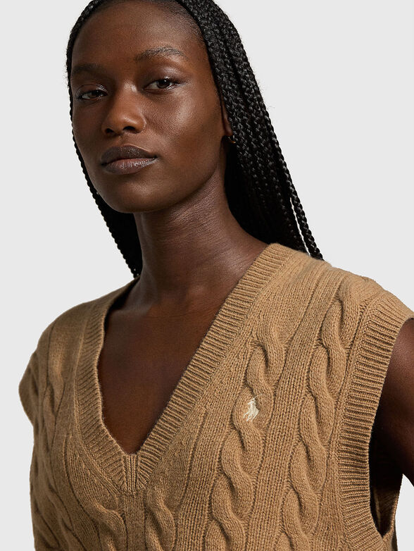 Wool and cashmere sweater - 4