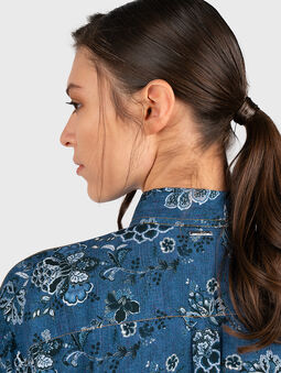 Shirt with floral details - 4