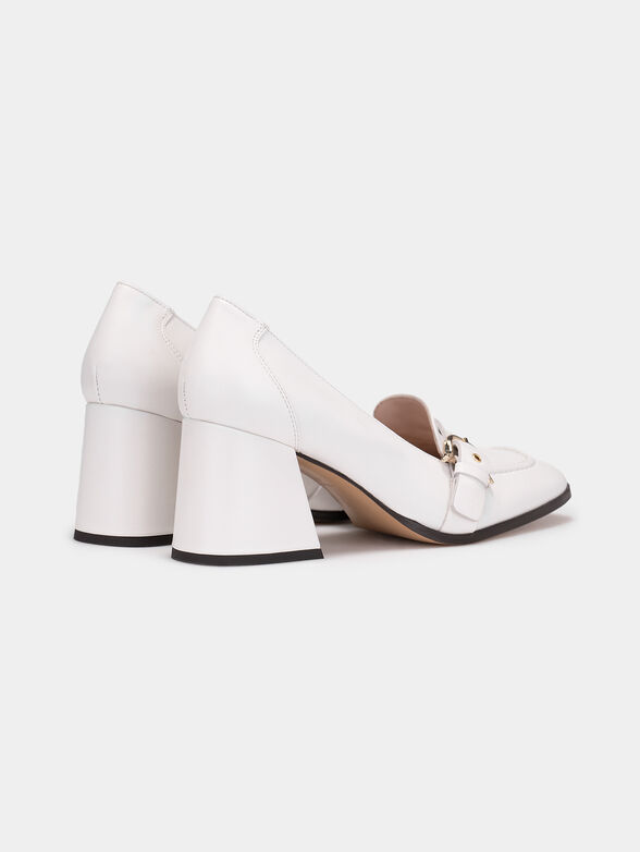 Black leather shoes - 4