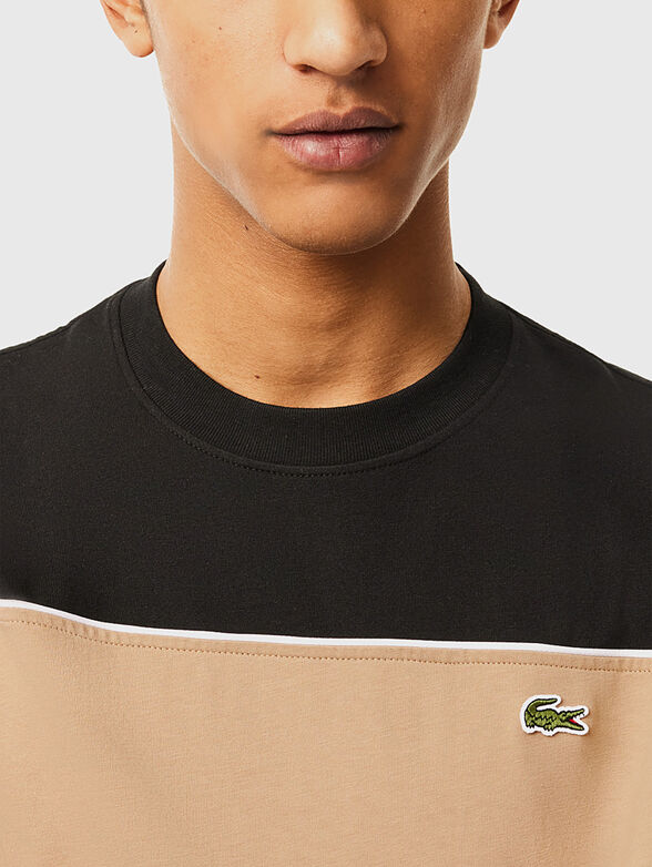 Cotton colourblock T-shirt - 4