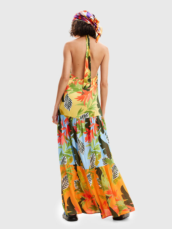 Dress with floral print of viscose - 2