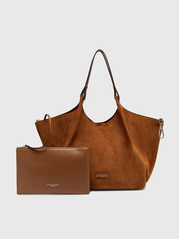DUA beige suede bag - 2