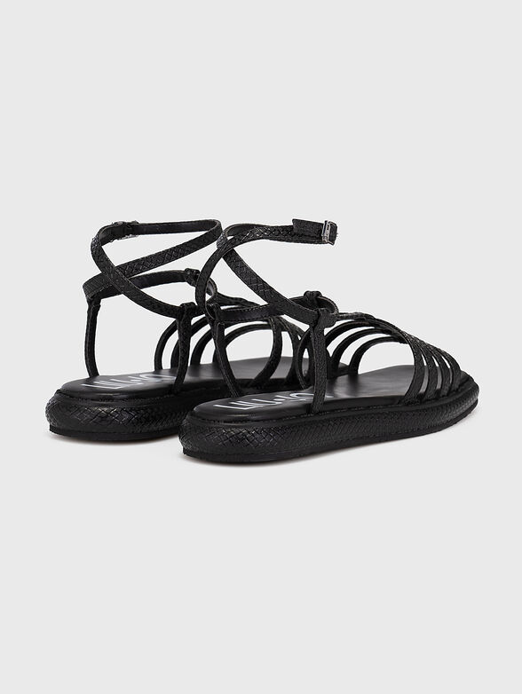 AMELIA 15 black sandals  - 3