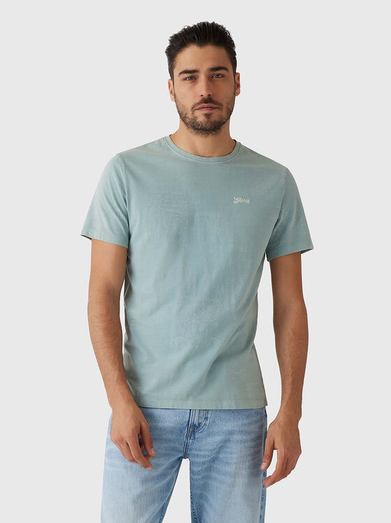 Тениска с лого бродерия - 1