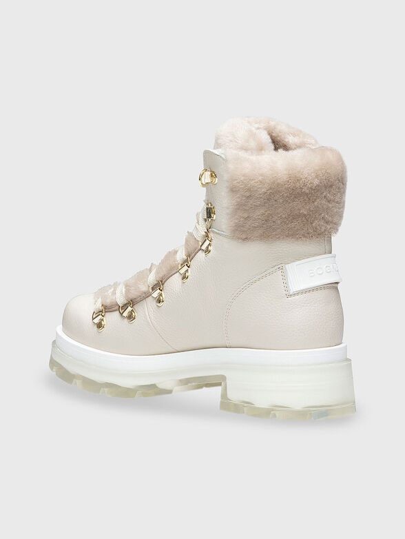 SWANSEA 6 ankle boots in genuine leather and wool - 2