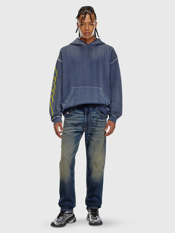 Μπλε τζιν παντελόνι 2030 D-KROOLEY JOGG - 4