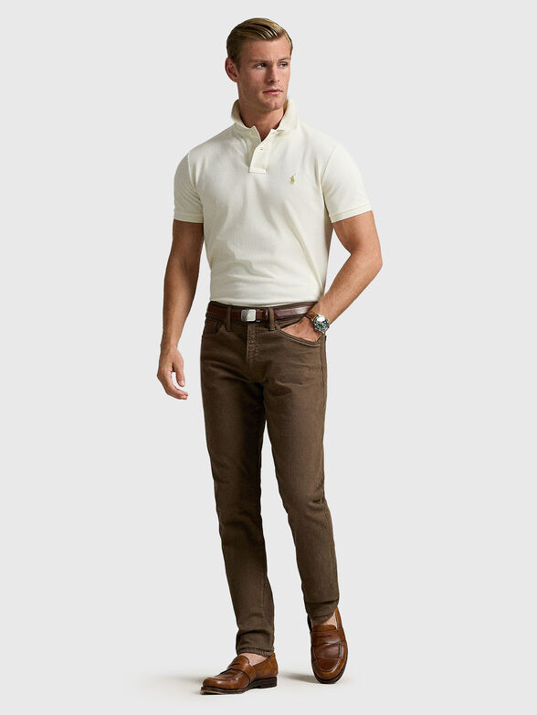 Ecru polo shirt - 2
