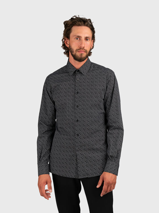 Shirt with monogram logo print - 1