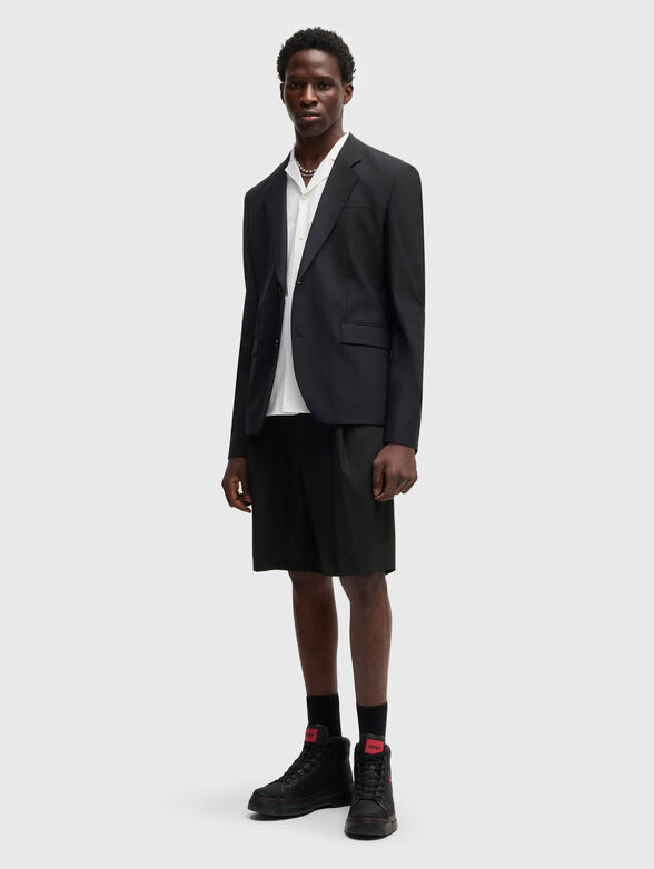 Wool blend shorts - 4