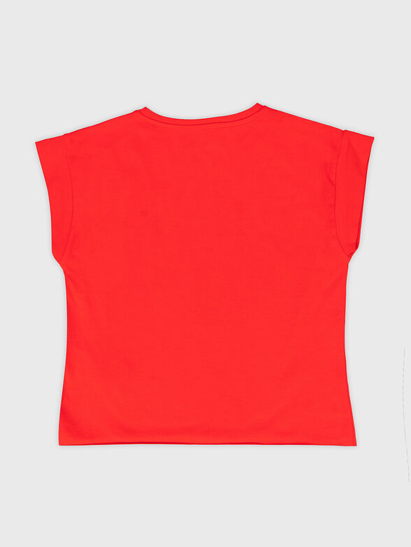 CORE cropped red T-shirt - 2
