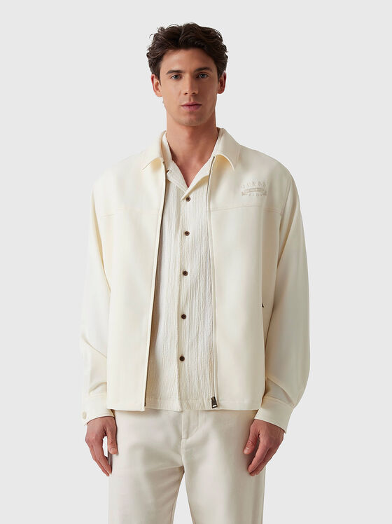 Връхна риза с лого бродерия - 1