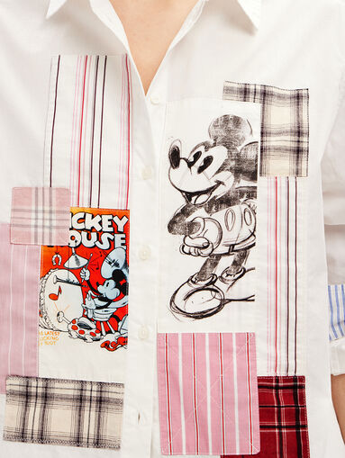 Patchwork Mickey Mouse shirt - 5