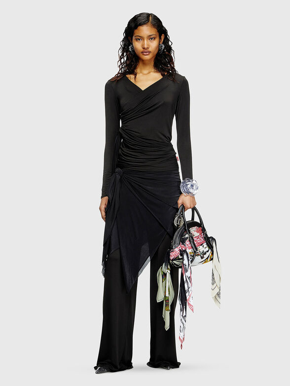 T-CRISSY-PLAIN unisex long sleeve blouse - 2