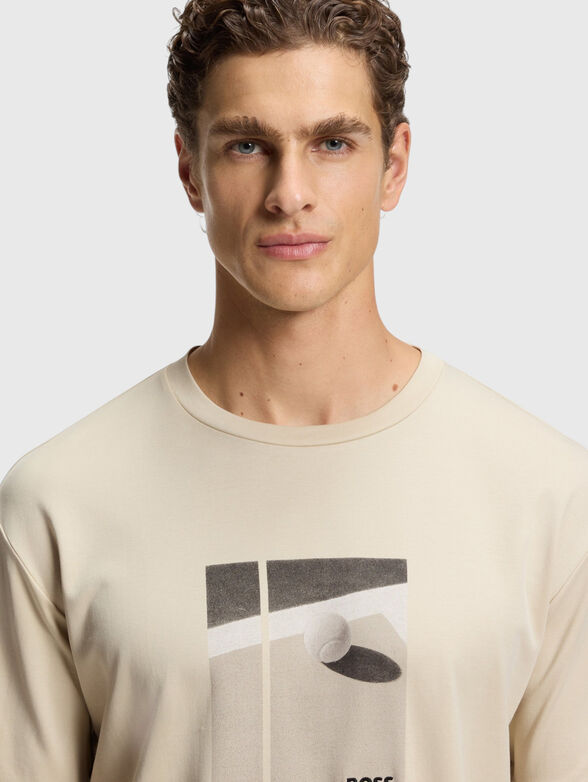 Beige t-shirt - 4