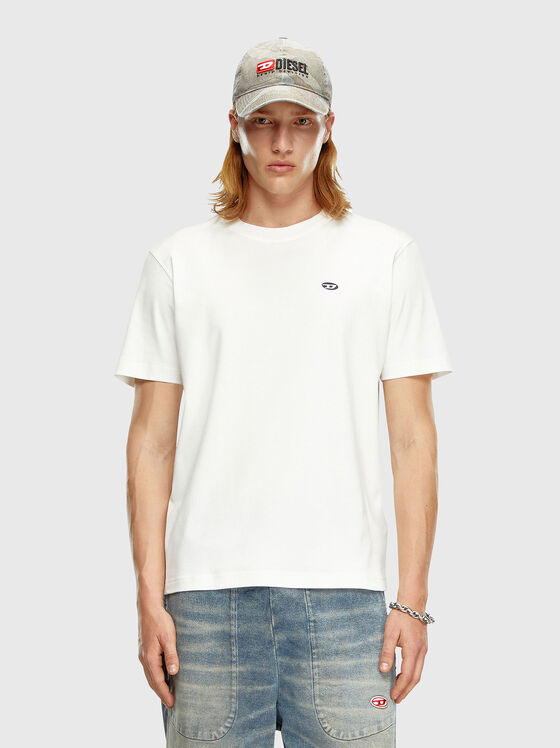 Бяла тениска T-ADJUST-DOVAL-PJ - 1